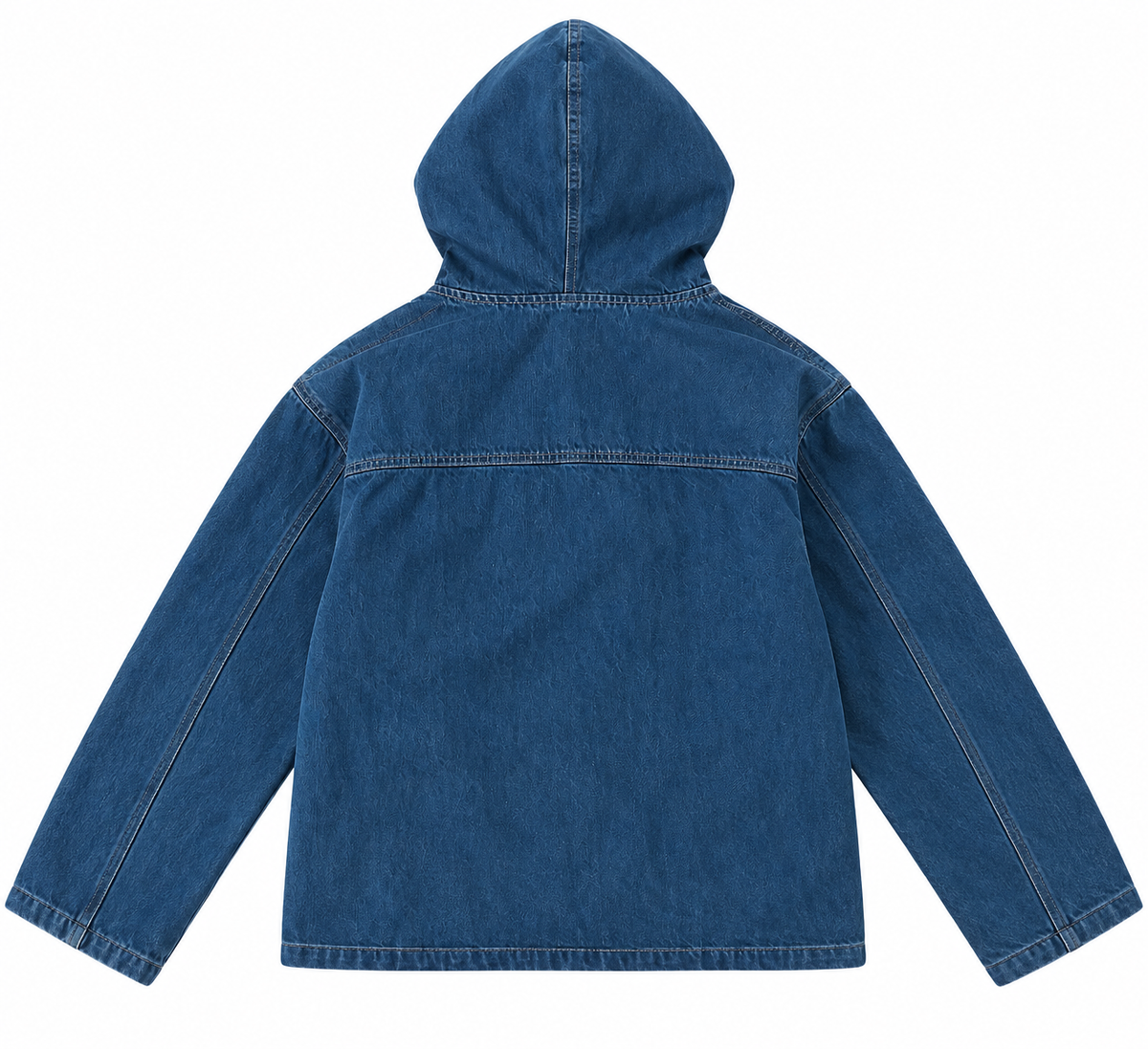 REVERSIBLE BALACLAVA DENIM JACKET
