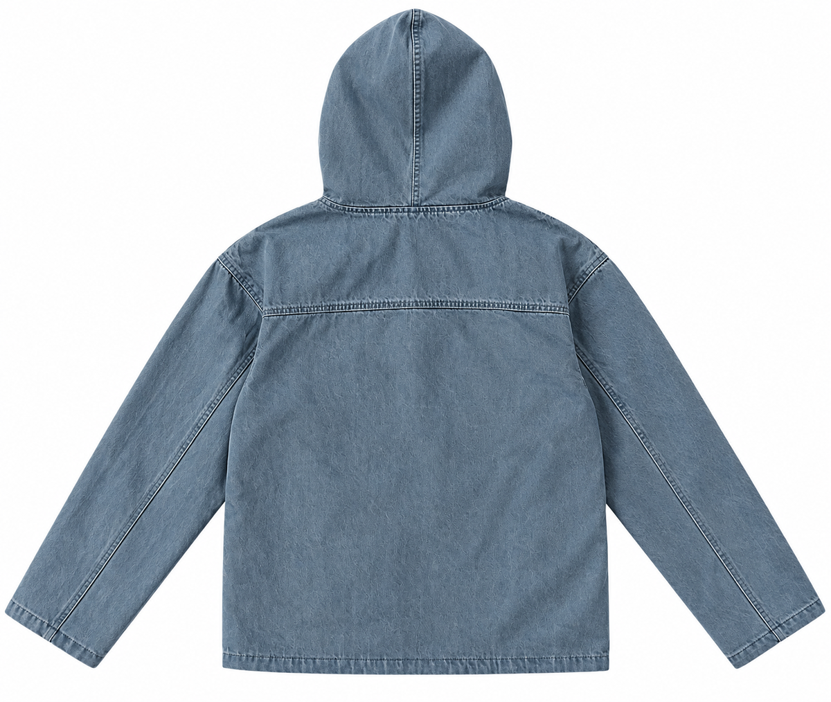 REVERSIBLE BALACLAVA DENIM JACKET